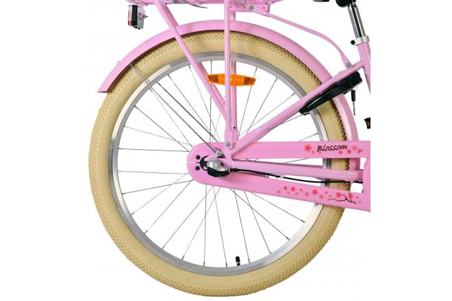 Volare Blossom Kinderfiets - Meisjes - 24 inch - Roze - 3 Versnellingen