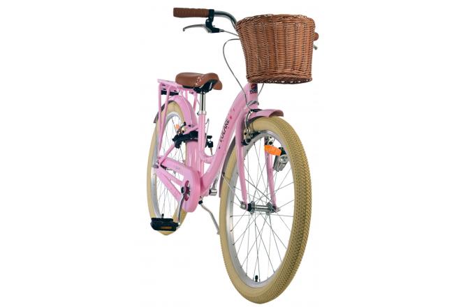 Volare Blossom Kinderfiets - Meisjes - 24 inch - Roze - Twee handremmen