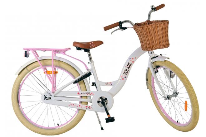 Volare Blossom Kinderfiets - Meisjes - 24 inch - Wit