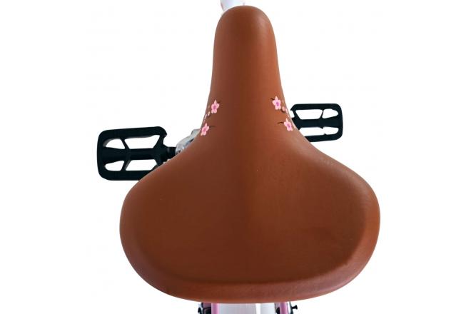 Volare Blossom Kinderfiets - Meisjes - 24 inch - Wit - Twee handremmen