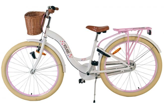 Volare Blossom Kinderfiets - Meisjes - 26 inch - Wit - Nexus 3 versnellingen