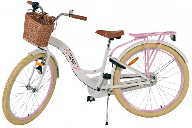 Volare Blossom Kinderfiets - Meisjes - 26 inch - Wit - Nexus 3 versnellingen