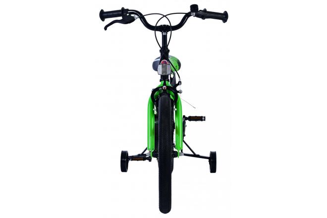 Volare Sportivo Kinderfiets - Jongens - 18 inch - Groen Zwart - Twee Handremmen