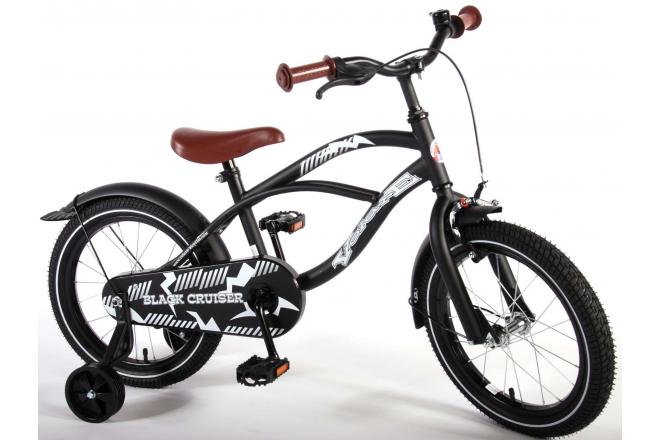 Volare Black Cruiser Kinderfiets - Jongens - 16 inch - Zwart