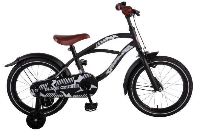 Volare Black Cruiser Kinderfiets - Jongens - 16 inch - Zwart