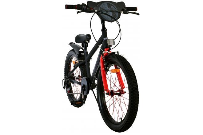 Spider-Man - Kinderfiets - Jongens - 20 inch - Mat Zwart - 2 Handremmen